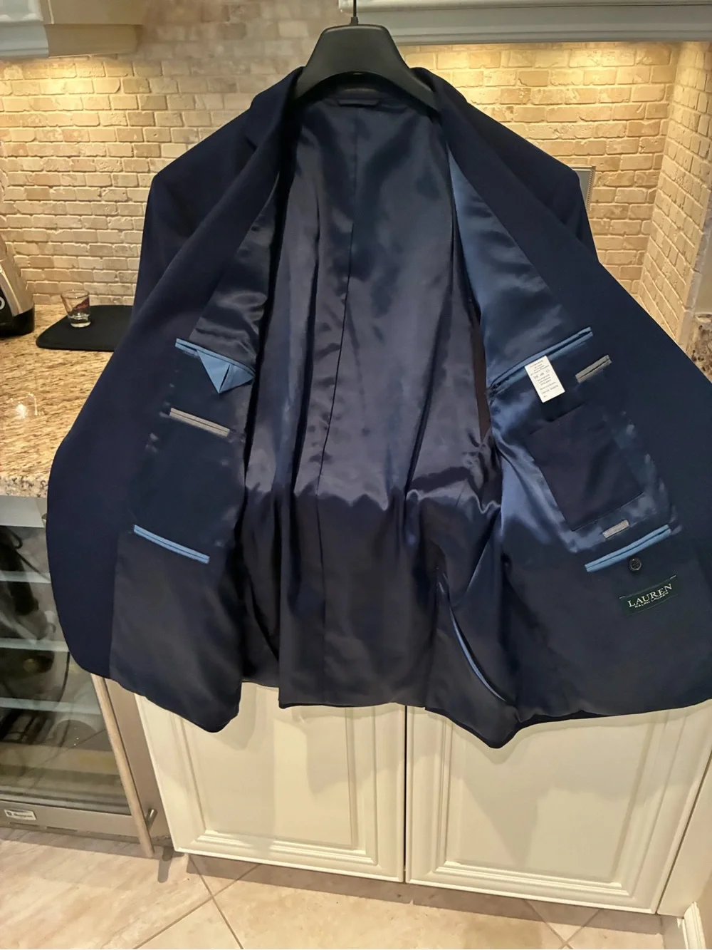 Lauren Ralph Lauren Navy Sport Coat with Gold Buttons